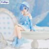 Rem ReZero Starting Life in Another World Snow Princess (Pearl Ver.)) Noodle Stopper Figure (11)