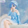 Rem ReZero Starting Life in Another World Snow Princess (Pearl Ver.)) Noodle Stopper Figure (8)