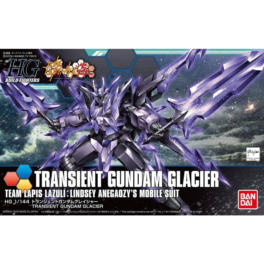 Transient Gundam Glacier Gundam Build Fighters HGBF 1144 Scale Model Kit (5)