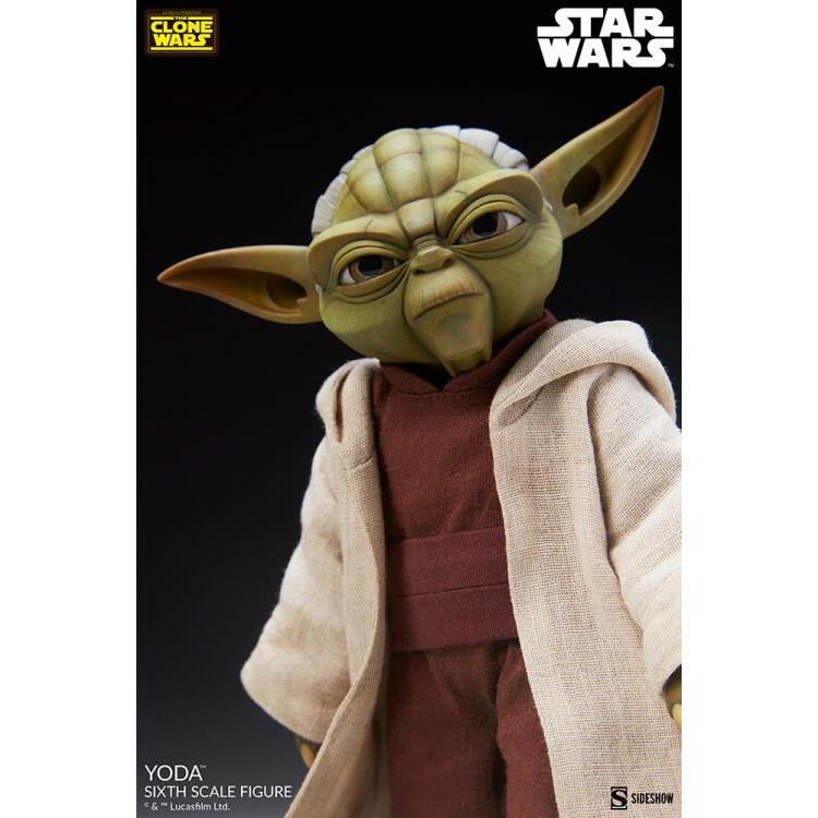Yoda Star Wars The Clone Wars 16 Scale Figure (1)