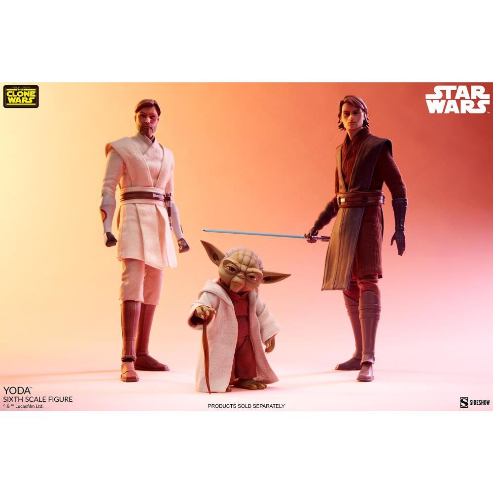 Yoda Star Wars The Clone Wars 16 Scale Figure (10)
