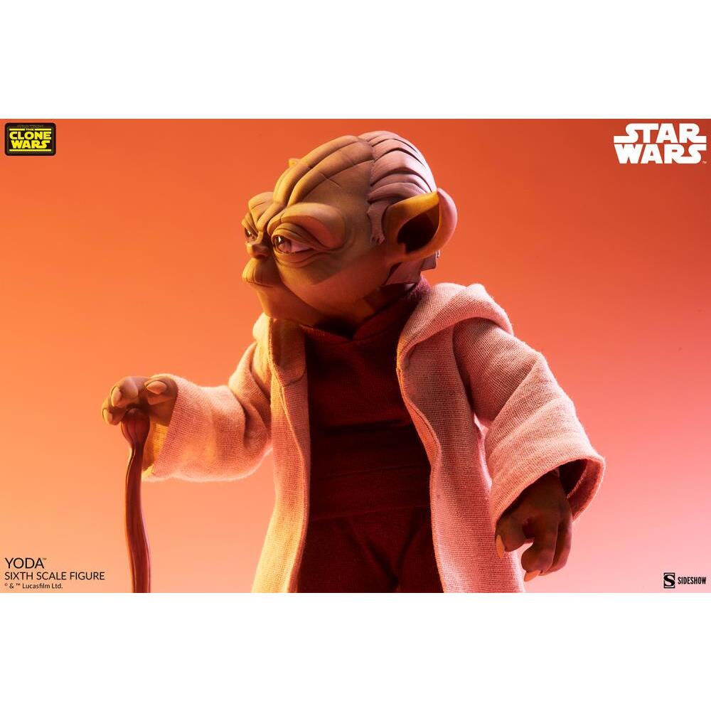Yoda Star Wars The Clone Wars 16 Scale Figure (11)