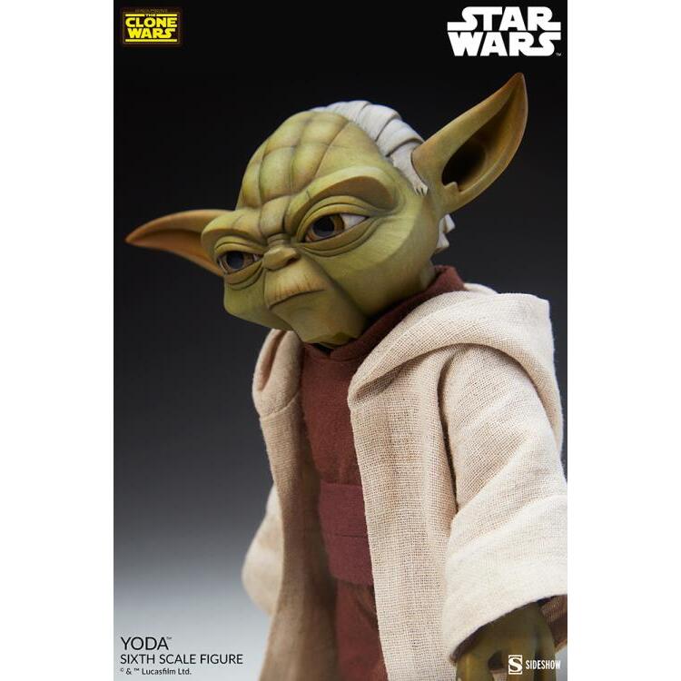 Yoda Star Wars The Clone Wars 16 Scale Figure (13)