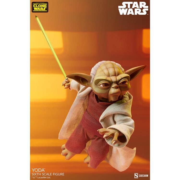Yoda Star Wars The Clone Wars 16 Scale Figure (14)