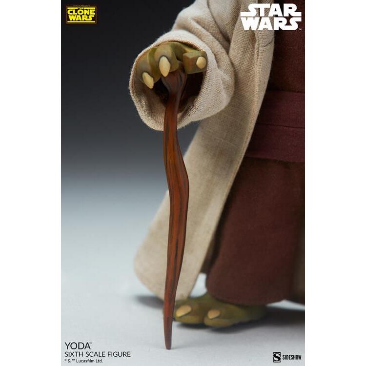 Yoda Star Wars The Clone Wars 16 Scale Figure (2)
