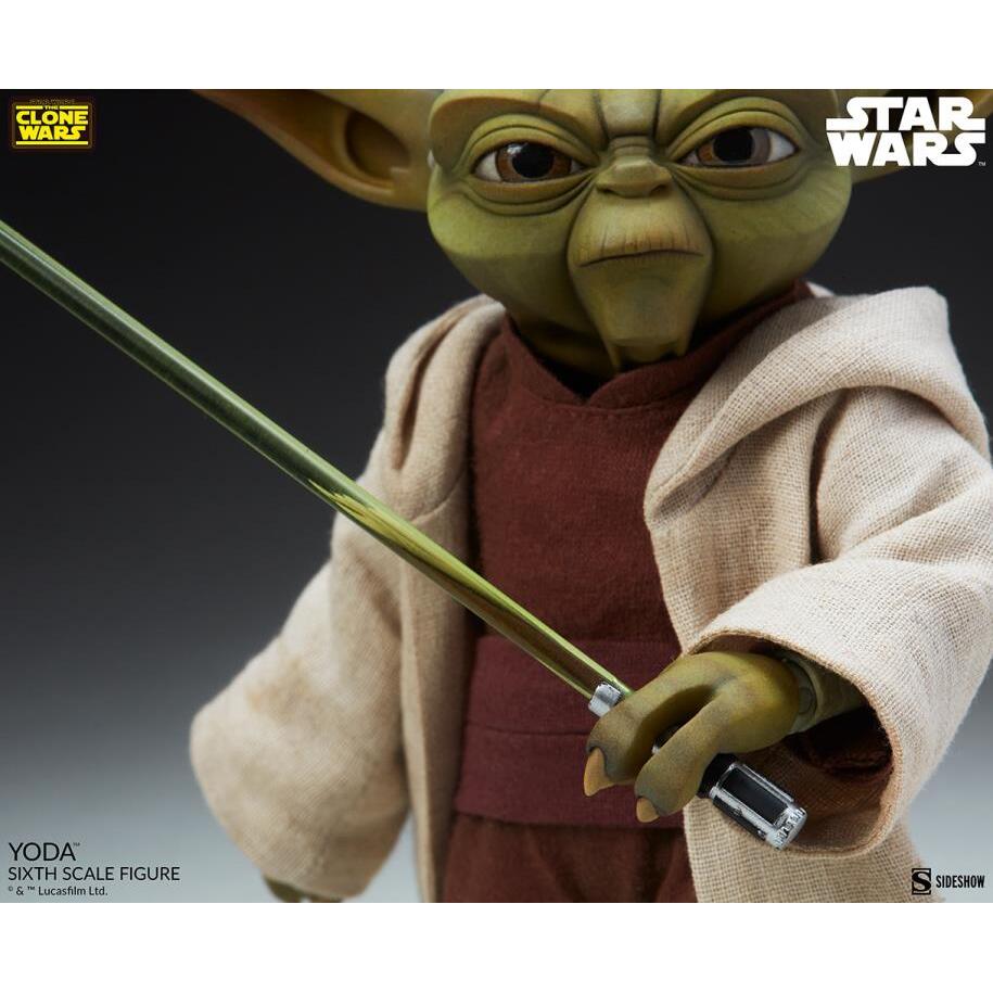 Yoda Star Wars The Clone Wars 16 Scale Figure (3)