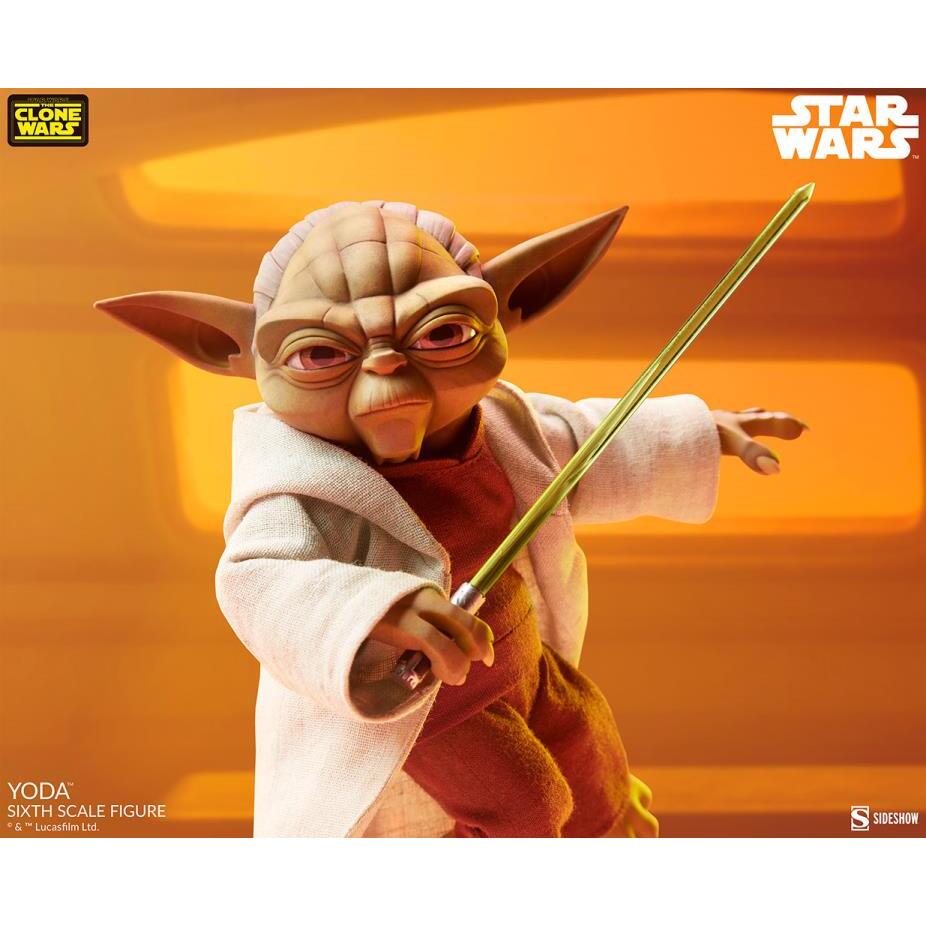 Yoda Star Wars The Clone Wars 16 Scale Figure (5)