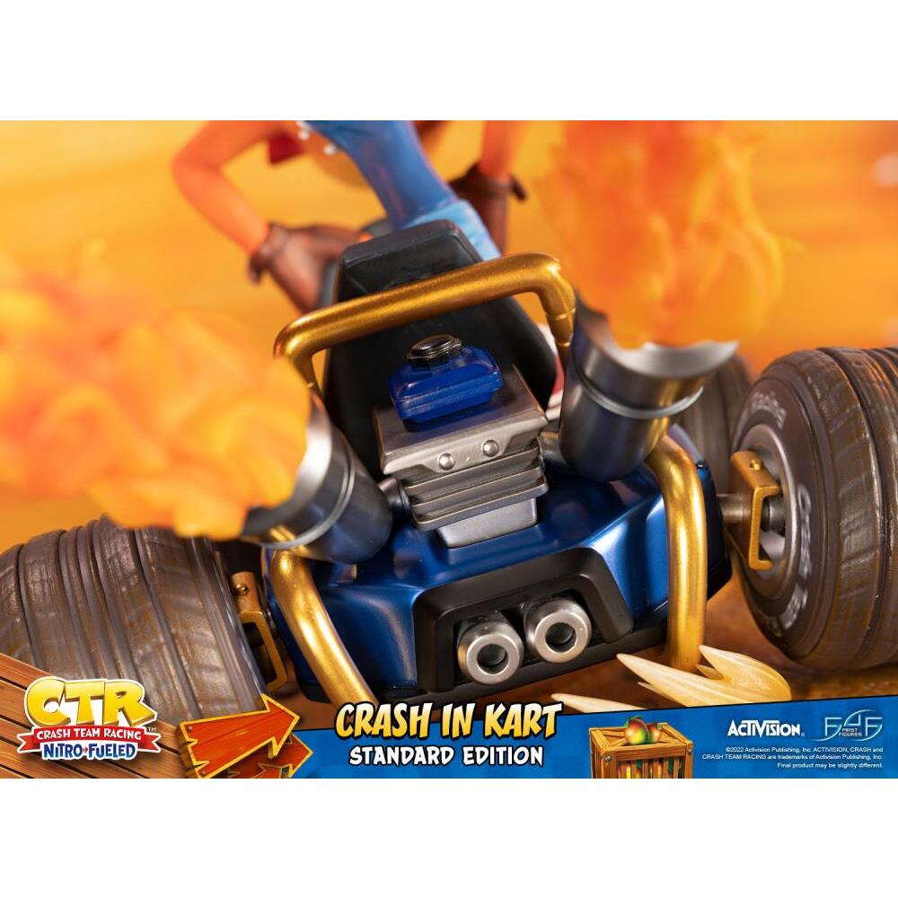 Crash in Kart Crash Team Racing Nitro-Fueled First 4 Figures PVC Statue (13)