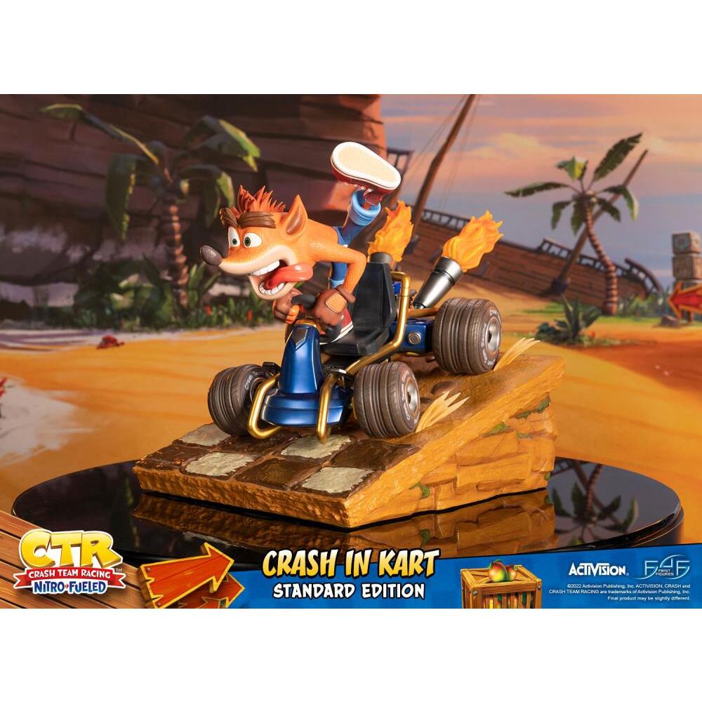 Crash in Kart Crash Team Racing Nitro-Fueled First 4 Figures PVC Statue (19)