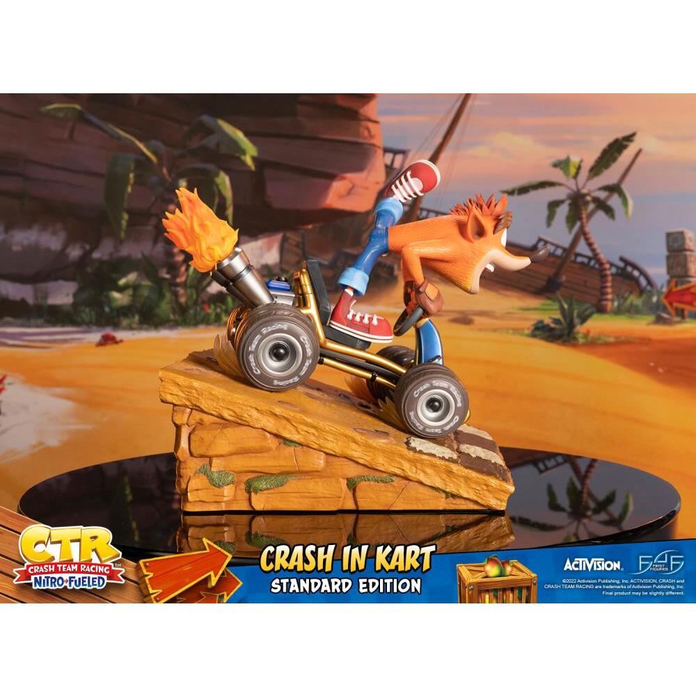 Crash in Kart Crash Team Racing Nitro-Fueled First 4 Figures PVC Statue (20)