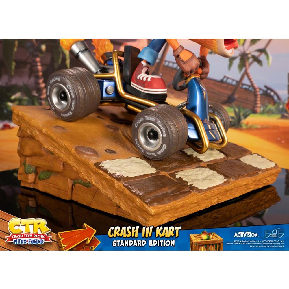 Crash in Kart Crash Team Racing Nitro-Fueled First 4 Figures PVC Statue (22)