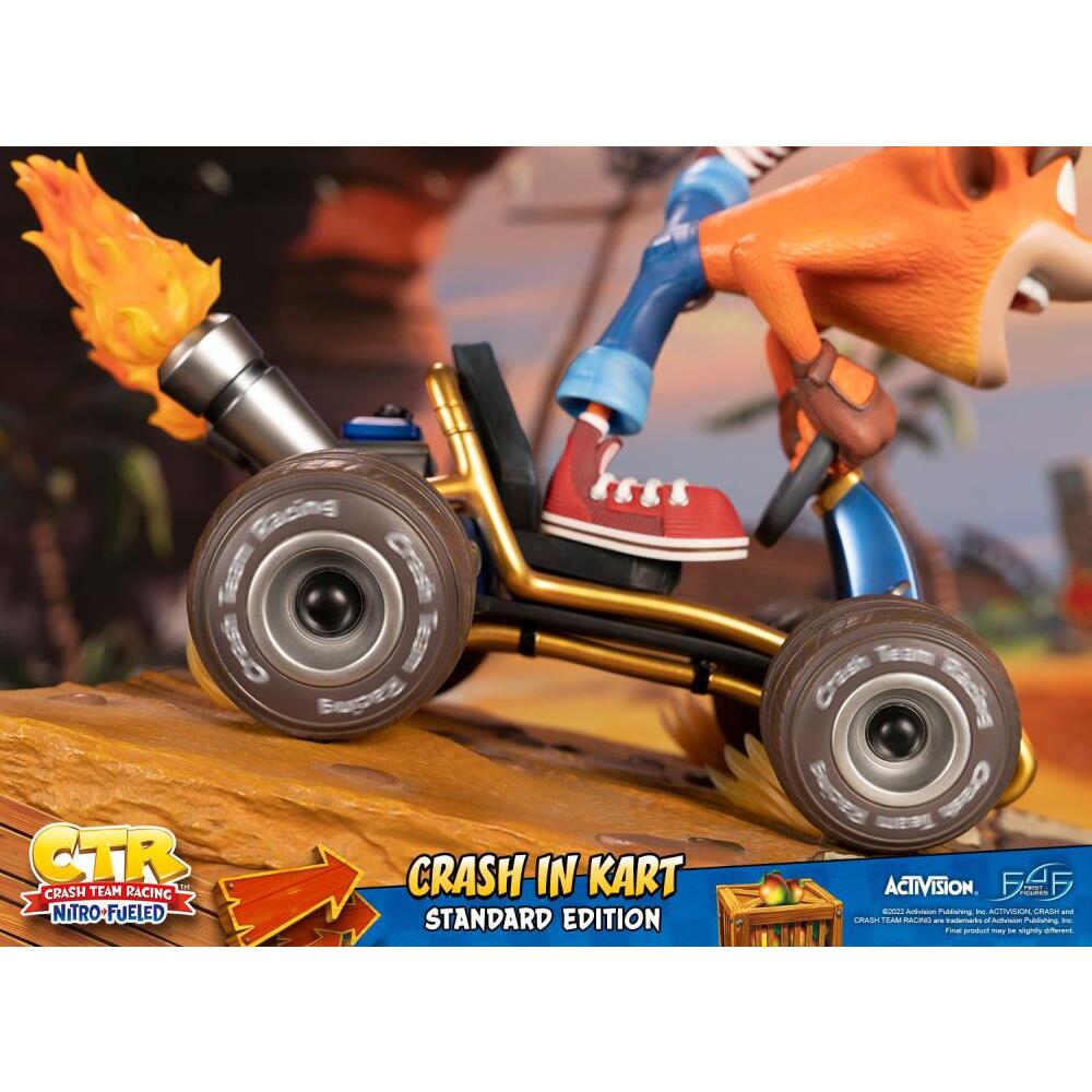 Crash in Kart Crash Team Racing Nitro-Fueled First 4 Figures PVC Statue (24)