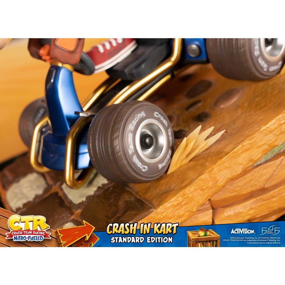 Crash in Kart Crash Team Racing Nitro-Fueled First 4 Figures PVC Statue (27)