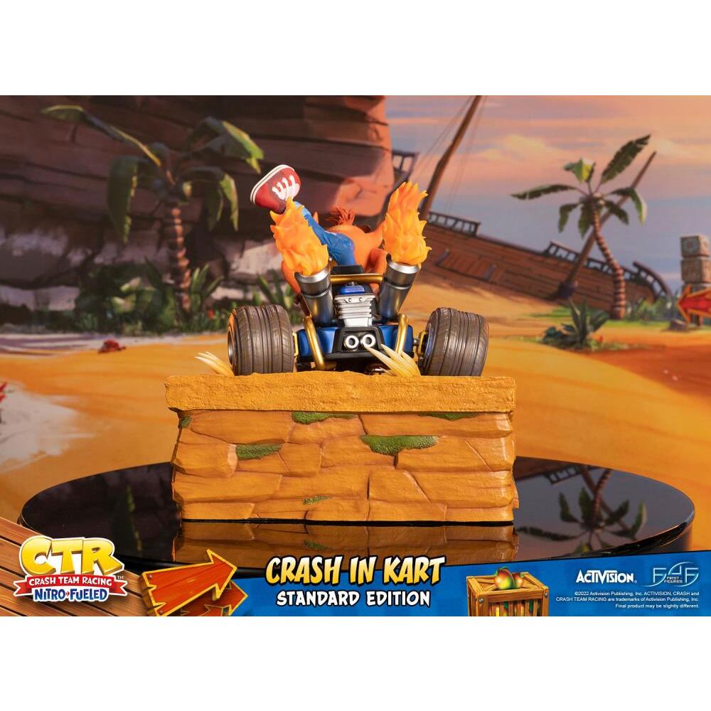 Crash in Kart Crash Team Racing Nitro-Fueled First 4 Figures PVC Statue (29)