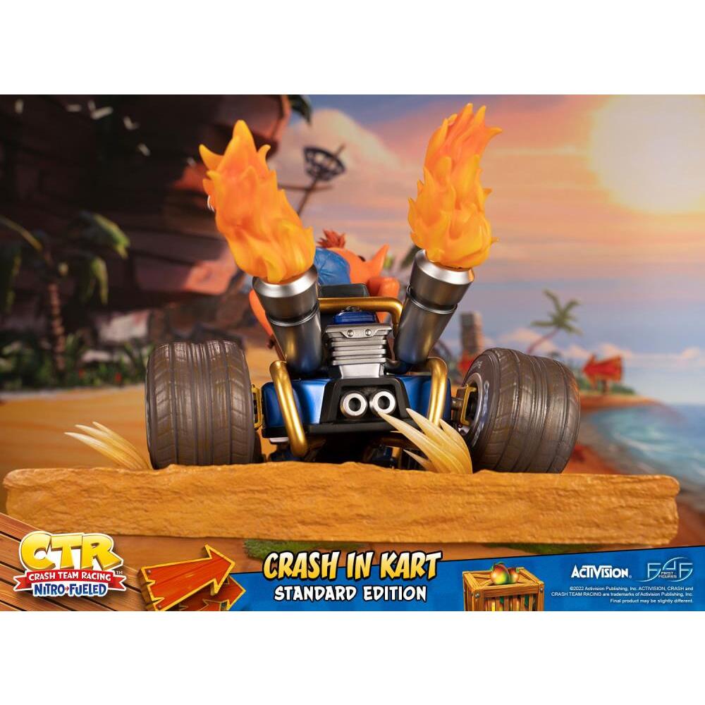Crash in Kart Crash Team Racing Nitro-Fueled First 4 Figures PVC Statue (8)