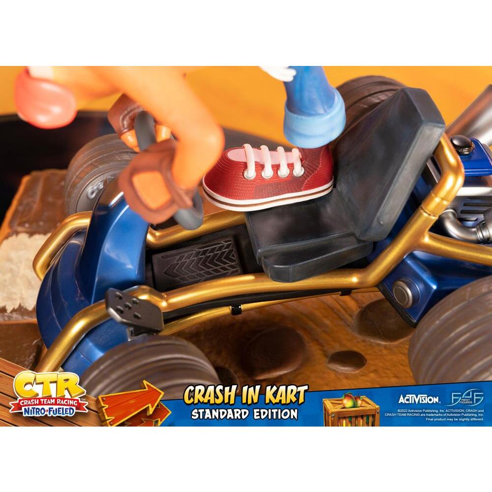 Crash in Kart Crash Team Racing Nitro-Fueled First 4 Figures PVC Statue (9)