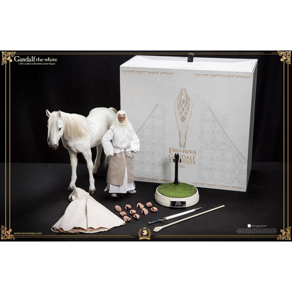 Gandolf the White & Shadowfax The Lord of the Rings 16 Scale Figure (13)