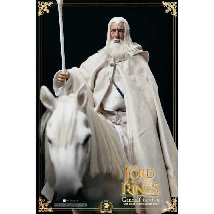 Gandolf the White & Shadowfax The Lord of the Rings 16 Scale Figure (14)