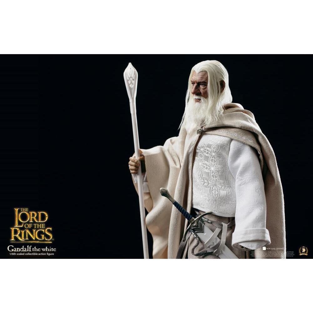 Gandolf the White & Shadowfax The Lord of the Rings 16 Scale Figure (17)