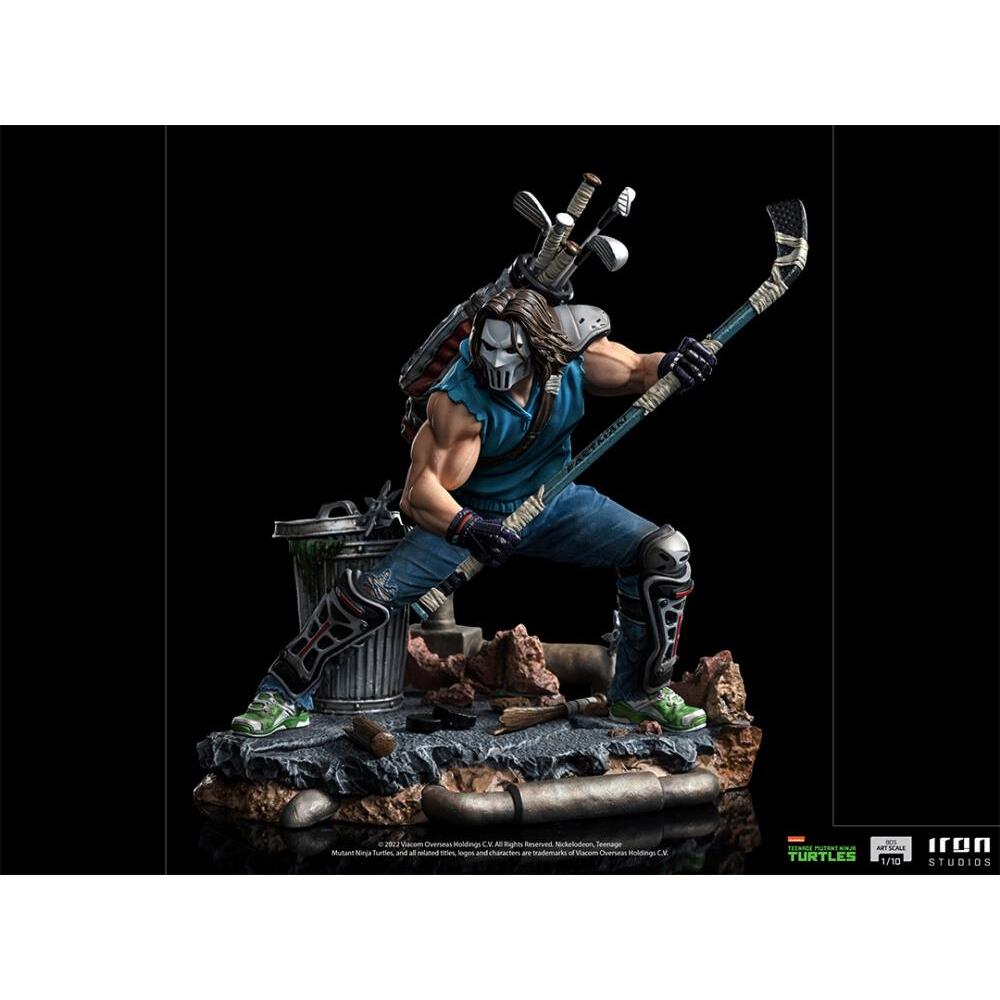 Casey Jones Teenage Mutant Ninja Turtles 110 Battle Diorama Art Scale Statue (11)