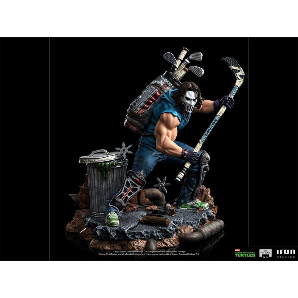 Casey Jones Teenage Mutant Ninja Turtles 110 Battle Diorama Art Scale Statue (13)