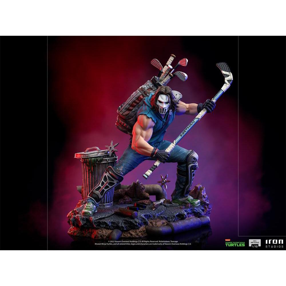 Casey Jones Teenage Mutant Ninja Turtles 110 Battle Diorama Art Scale Statue (5)