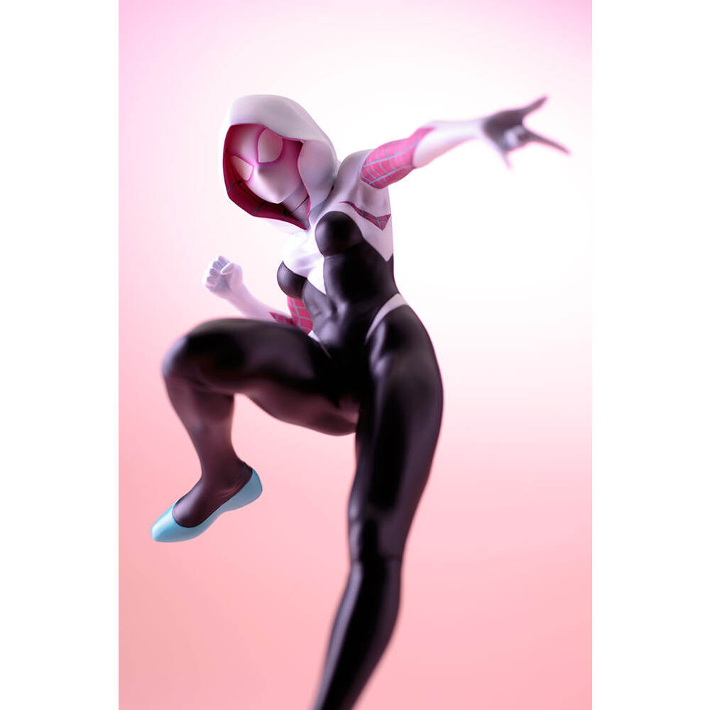 Spider-Gwen Spider-Verse Bishoujo 17 Scale Figure (15)