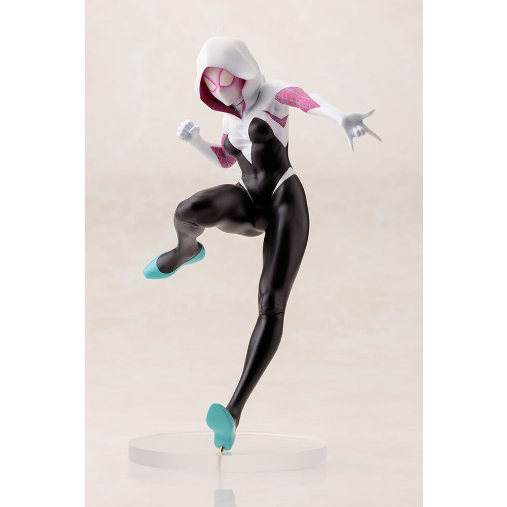 Spider-Gwen Spider-Verse Bishoujo 17 Scale Figure (6)