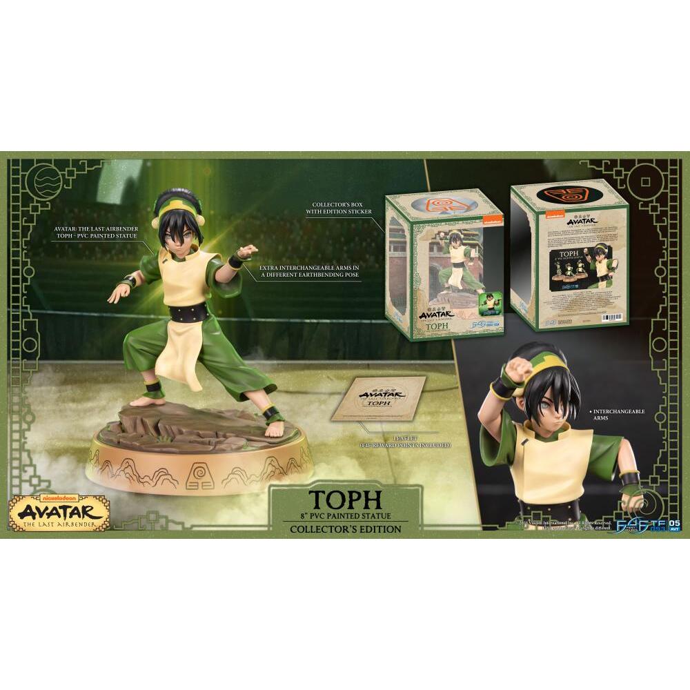 Toph Avatar The Last Airbender Collector’s Edition First 4 Figures PVC Statue (23)