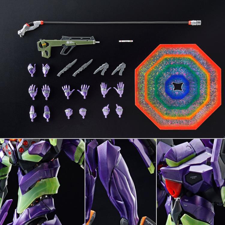 Evangelion Unit 01 Neon Genesis Evangelion (Night Combat Color Ver.) RG 1144 Scale Model (5)