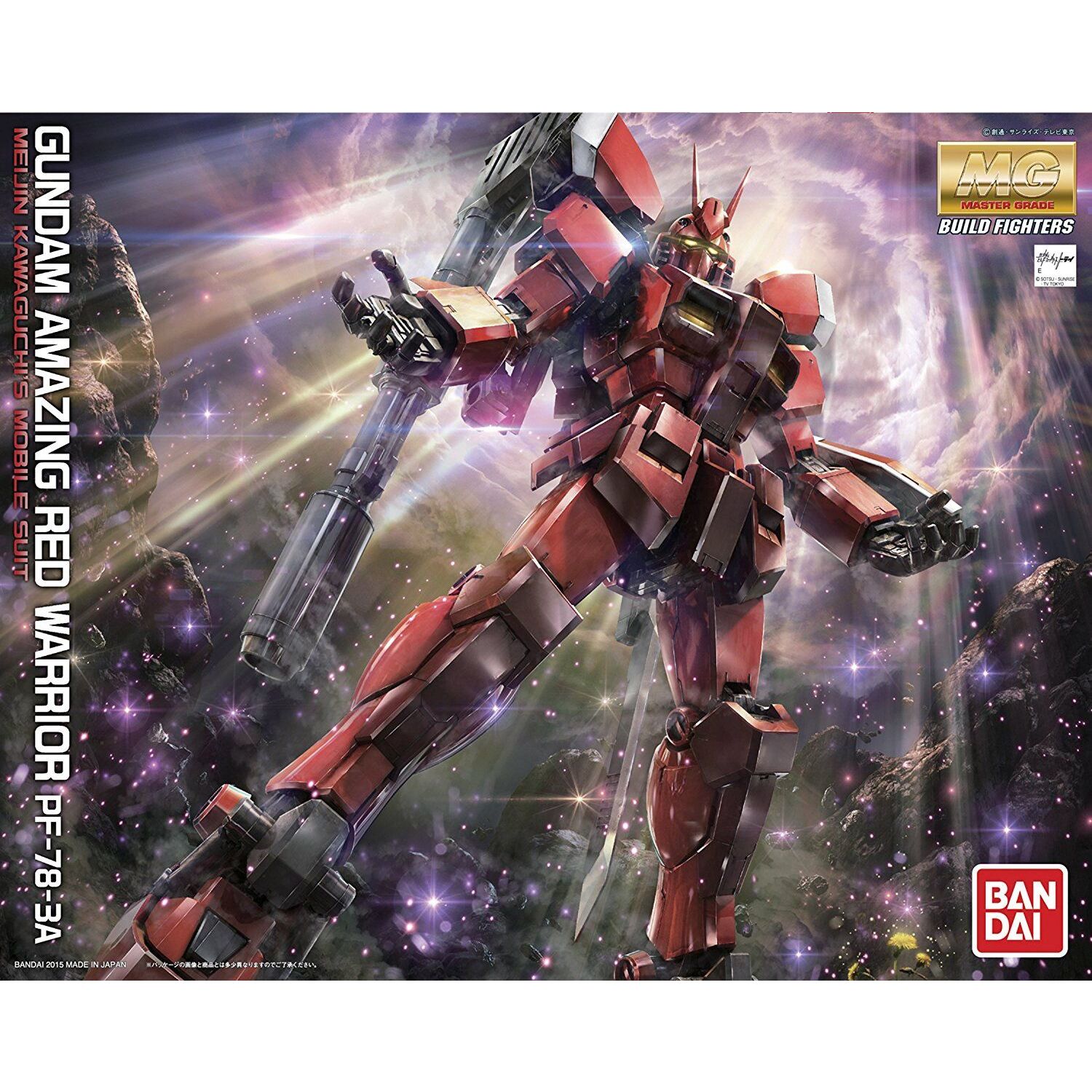 Gundam Amazing Red Warrior Gundam Build Fighters Try MG 1100 Scale Model Kit (4)