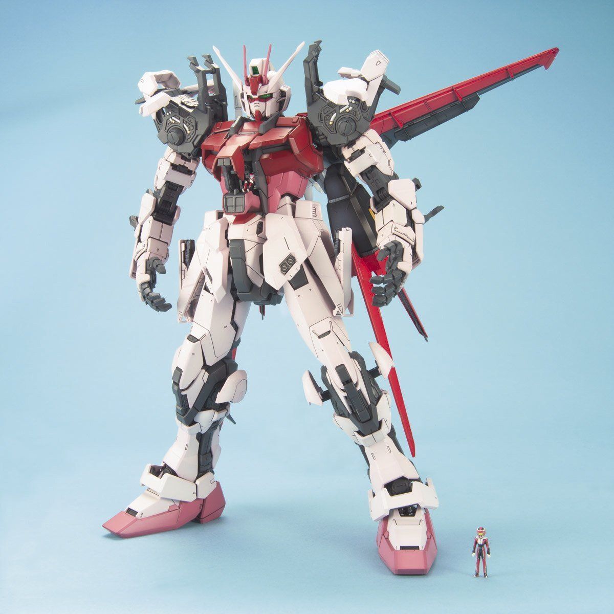 MBF-02 Strike Rouge + FX-550 Skygrasper Mobile Suit Gundam Seed Destiny PG 160 Scale Model Kit (1)