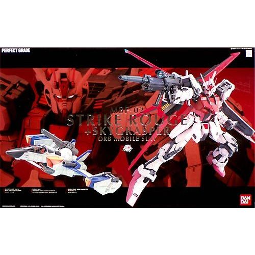 MBF-02 Strike Rouge + FX-550 Skygrasper Mobile Suit Gundam Seed Destiny PG 160 Scale Model Kit (8)
