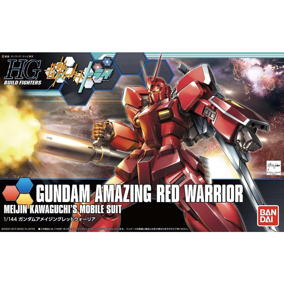 PF-78-3A Gundam Amazing Red Warrior Gundam Build Fighters Try HGBF 1144 Scale Model Kit (4)