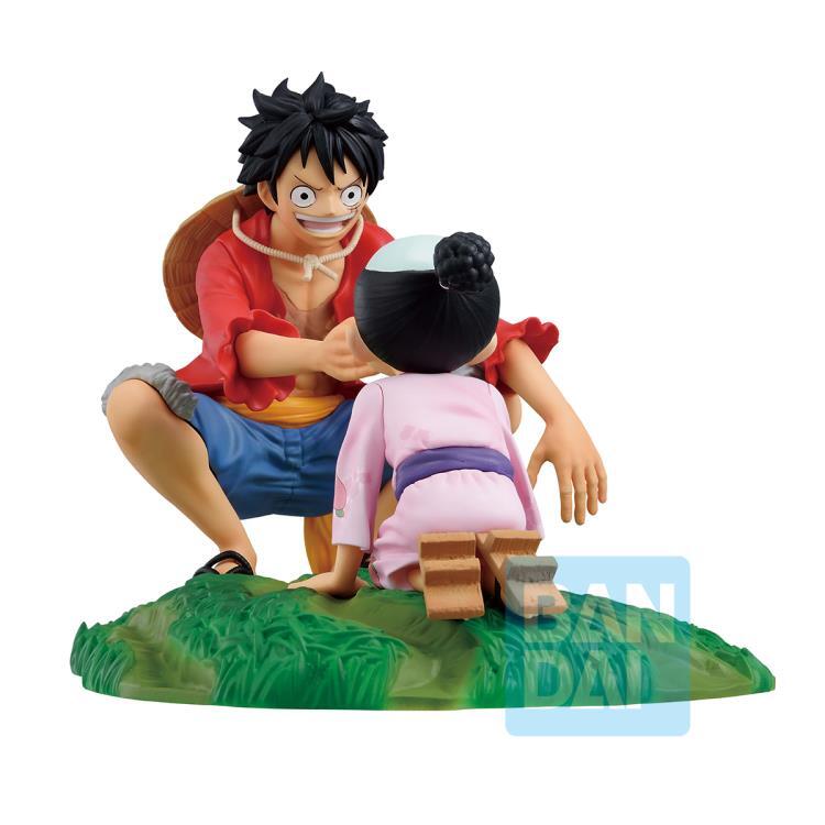 Monkey.D.Luffy & Momonosuke One Piece (TBA) Ichibansho Figure (4)