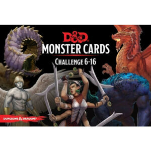 D&D: Monster Cards – Challenge 6-16
