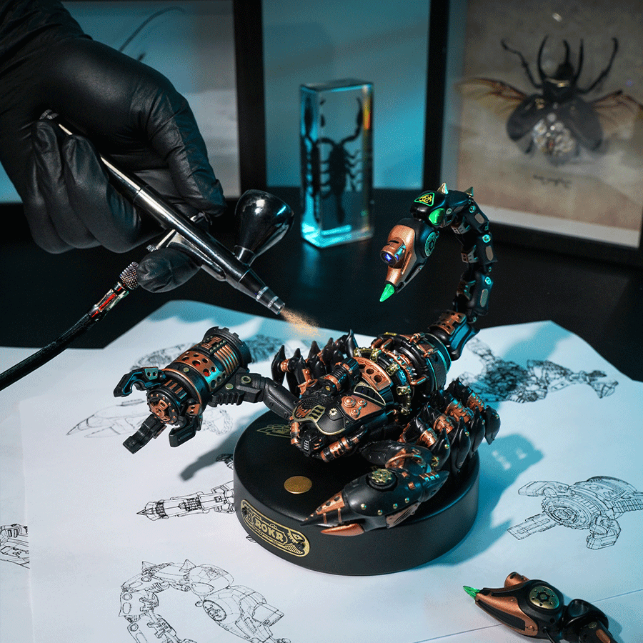 Emperor Scorpion Rolife (Mechanical Age Series) 3D DIY Puzzle kIT (1)