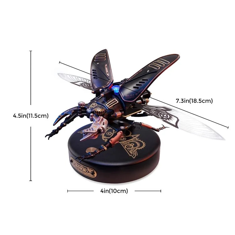 Stag Beetle ROKR (Mechanical Age Series) 3D DIY Puzzle Kit (1)