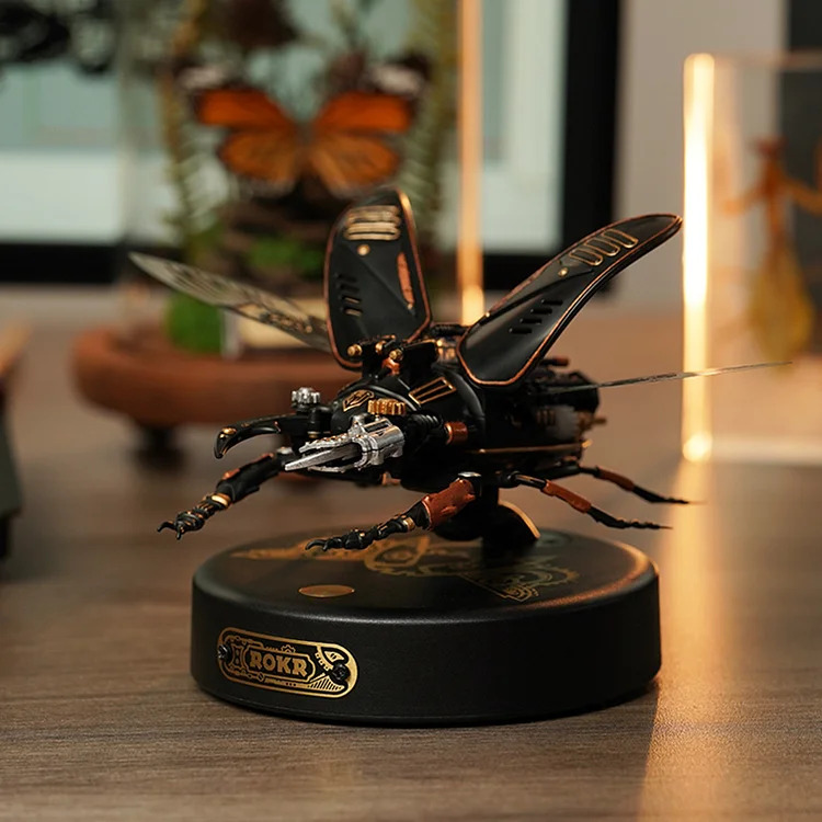 Stag Beetle ROKR (Mechanical Age Series) 3D DIY Puzzle Kit (5)