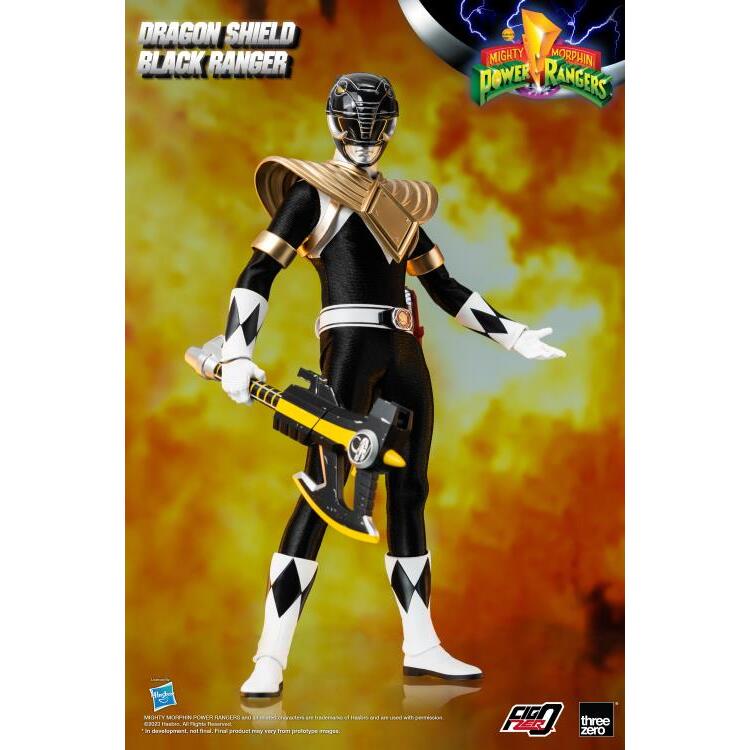 Dragon Shield Black Ranger Mighty Morphin’ Power Rangers FigZero 16 Scale Figure (11)
