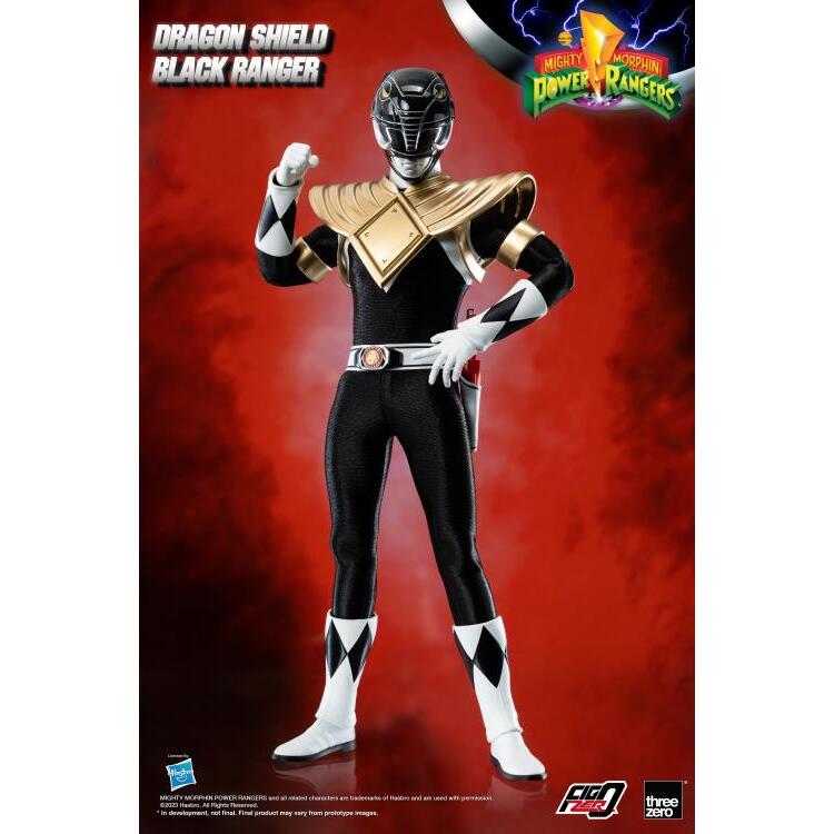 Dragon Shield Black Ranger Mighty Morphin’ Power Rangers FigZero 16 Scale Figure (15)