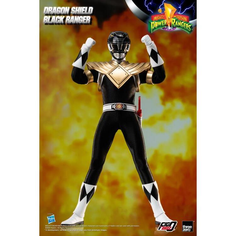 Dragon Shield Black Ranger Mighty Morphin’ Power Rangers FigZero 16 Scale Figure (17)