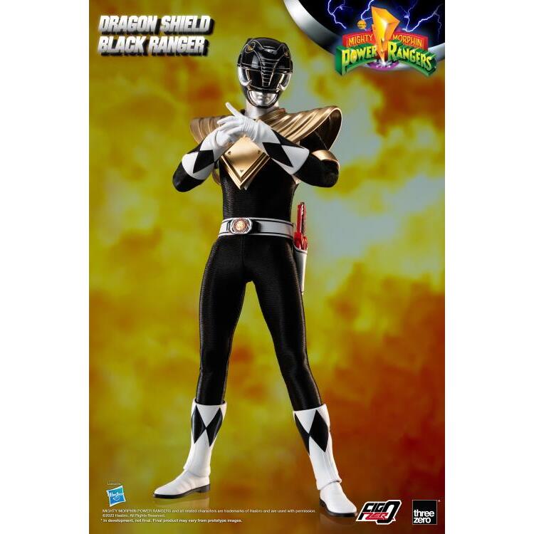 Dragon Shield Black Ranger Mighty Morphin’ Power Rangers FigZero 16 Scale Figure (4)