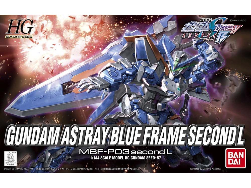 Gundam Astray Blue Frame Second L Mobile Suit Gundam SEED-57 HG 1144 Scale Model Kit (1)