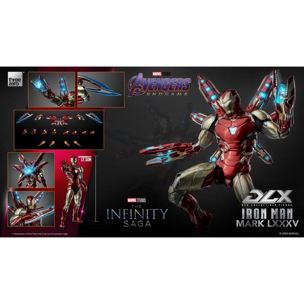 Iron Man Mark 85 Avengers The Infinity Saga DLX 112 Scale Collectible Figure (18)