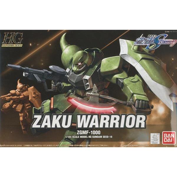 ZGMF-1000 Zaku Warrior Mobile Suit Gundam SEED Destiny HG 1144 Scale Model Kit (1)