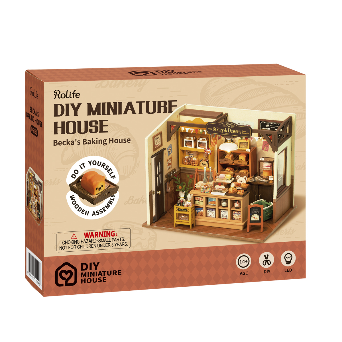 Becka’s Baking House Rolife 3D DIY Miniature House Kit (2)