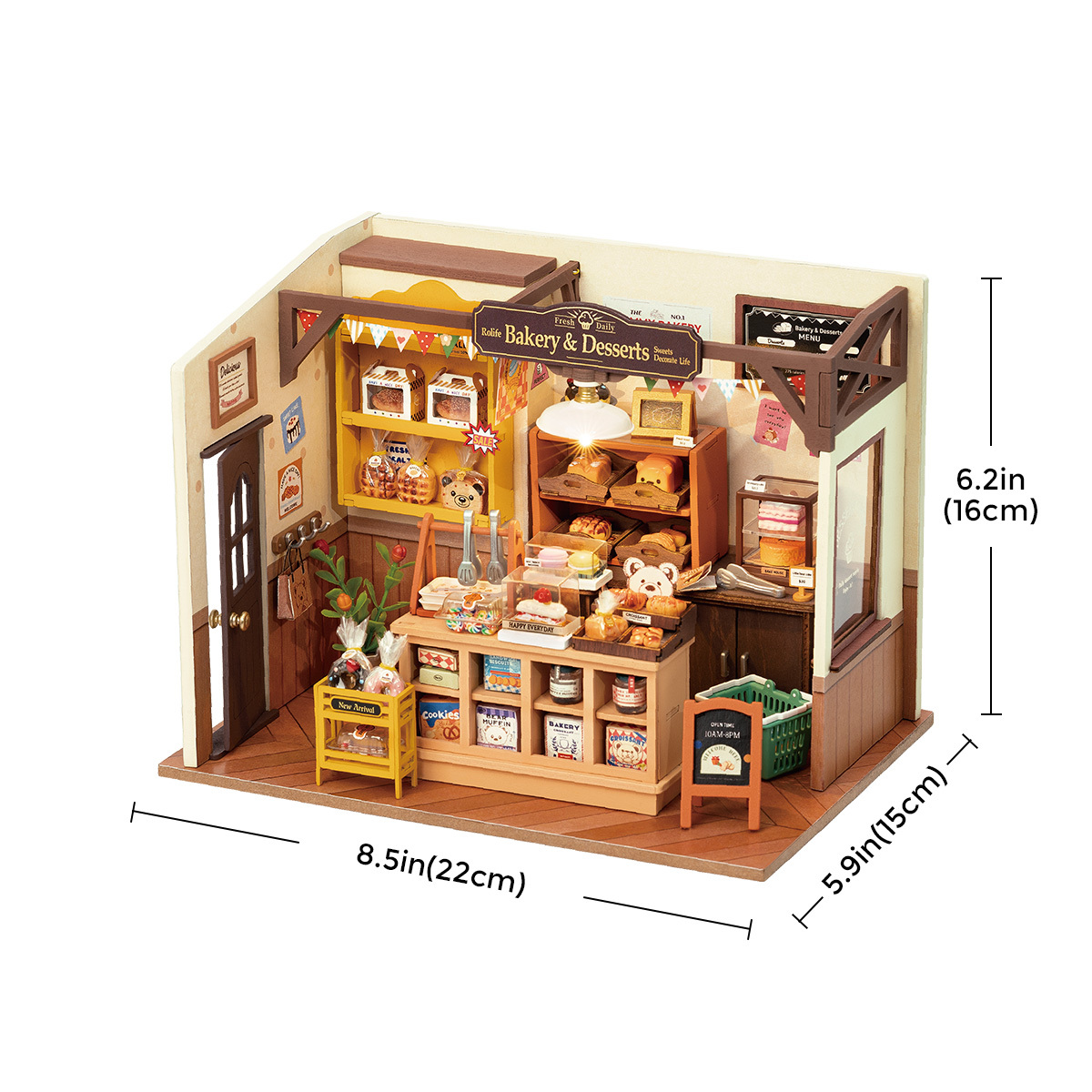 Becka’s Baking House Rolife 3D DIY Miniature House Kit (8)