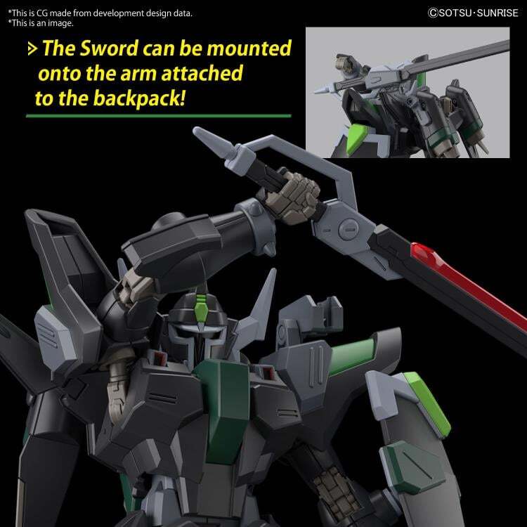 Black Night Squad Rud-ro.A Mobile Suit Gundam SEED Freedom(Griffin Arbalest Custom) HG 1144 Scale Model Kit (5)