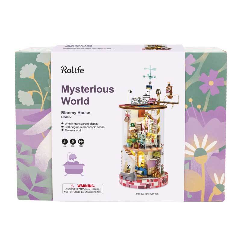 Bloomy House Rolife (Mysterious World Series) 3D DIY Dollhouse Kit (1)